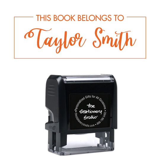 Smith Rectangular Self-Inking Book Stamp